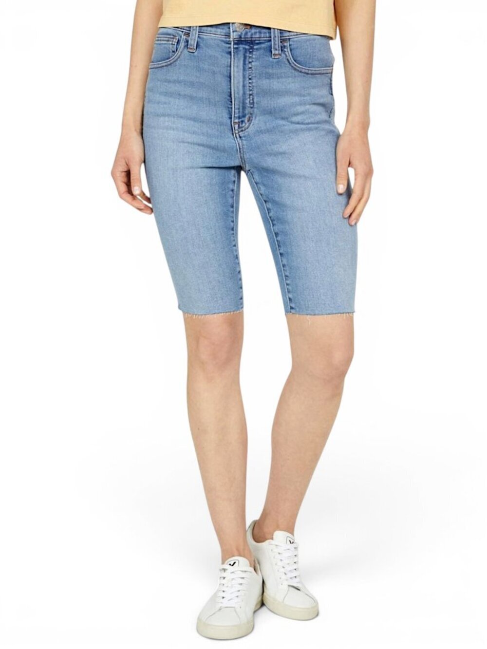 Madewell Roadtripper Biker Shorts Supersoft Longline Magic Pockets NWT New 24